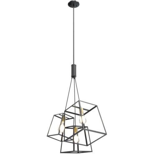 Cape Breton 3 Light 20 inch Multiple Finishes and Ebony Pendant Ceiling Light