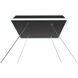 Lazio LED 23.5 inch Black Chandelier Ceiling Light