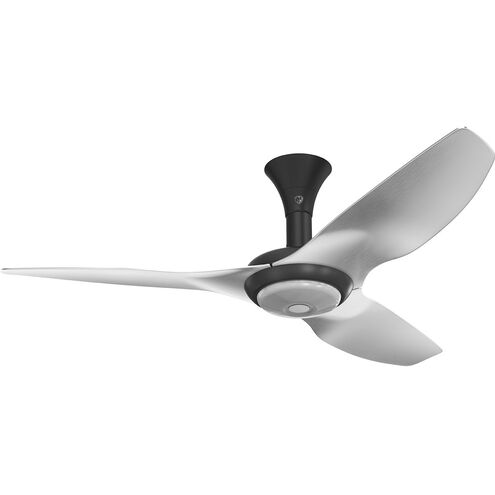 Haiku 52 inch Black with Brushed Aluminum Blades Outdoor Ceiling Fan