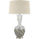 Bartlet Fields 34 inch 150.00 watt White with Brushed Steel Table Lamp Portable Light