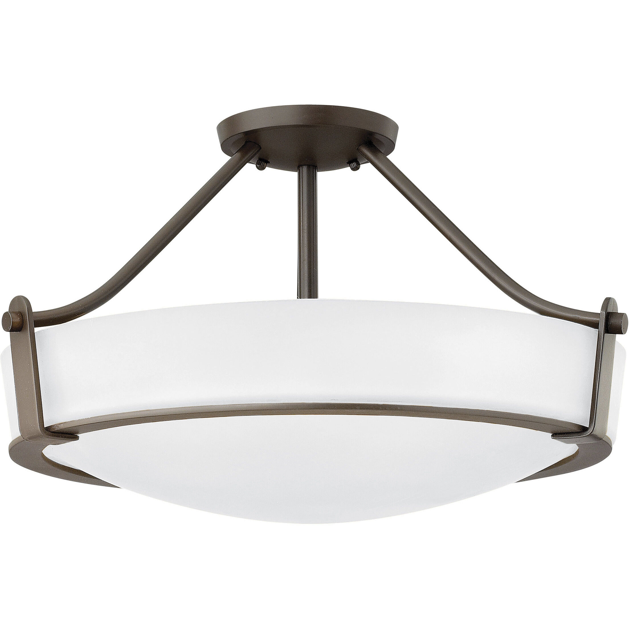 Hathaway 4 Light 20.75 inch Semi-Flush Mount
