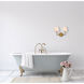 Bethany 2 Light 17 inch Brass Bath Sconce Wall Light
