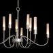 Lisse 10 Light 28.3 inch Sterling Chandelier Ceiling Light, 10 Arm