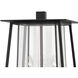 Walker 3 Light 20.75 inch Black with Antique Nickel Outdoor Post Mount Lantern in Non-LED