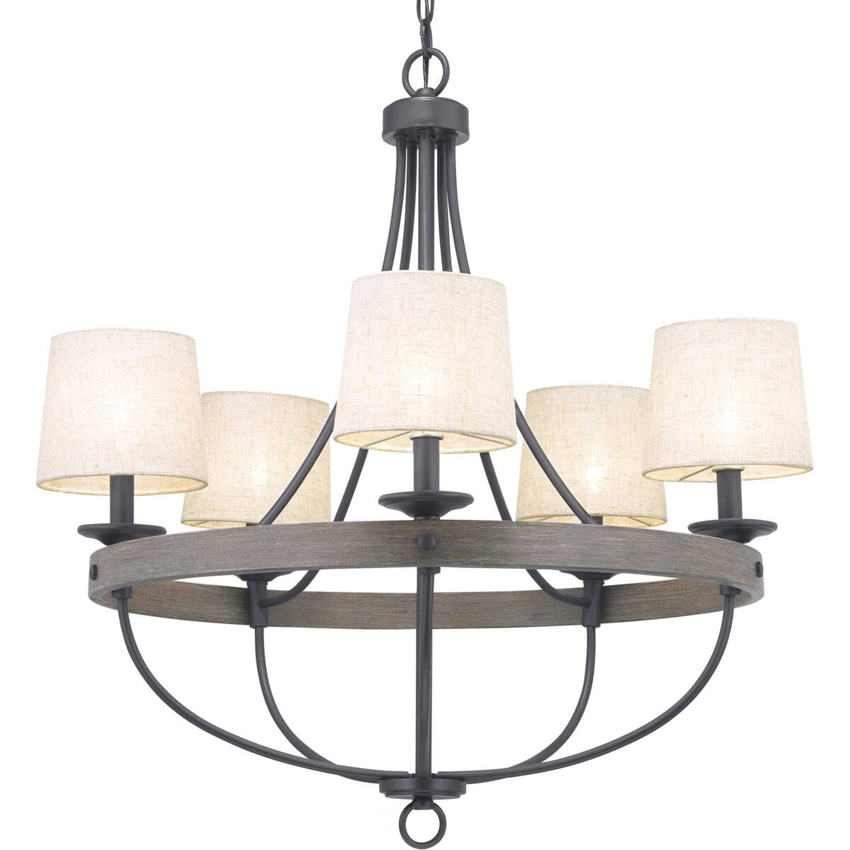 Gulliver 5 Light 26 inch Graphite Chandelier Ceiling Light