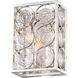 Culture Chic 2 Light 6.75 inch Catalina Silver Wall Sconce Wall Light