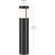 Independence 12 AC/DC 2.75 watt Textured Black Round Bollard in 3000K