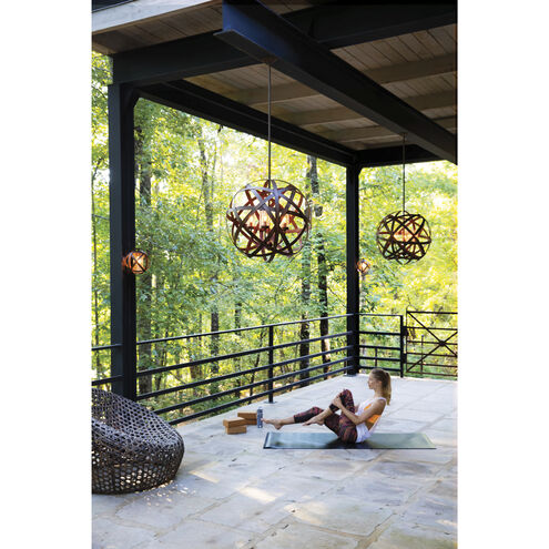 Carson Outdoor Wall Mount Lantern in Vintage Iron, Non-LED, Small