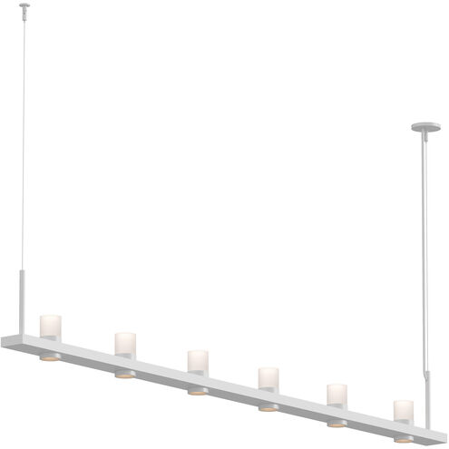 Intervals LED 96 inch Satin White Pendant Ceiling Light