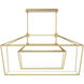 Park Ave. LED 17 inch Gold Pendant Ceiling Light