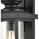 Minersville 1 Light 21 inch Matte Black Outdoor Wall Sconce
