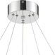 Rimmy LED 28 inch Chrome Pendant Ceiling Light