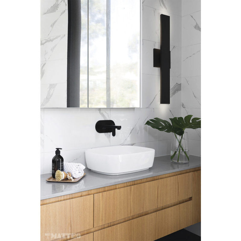 Zayden LED 24 inch Matte Black Outdoor Wall Light