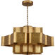 Canada 12 Light 35.4 inch Gold Chandelier Ceiling Light
