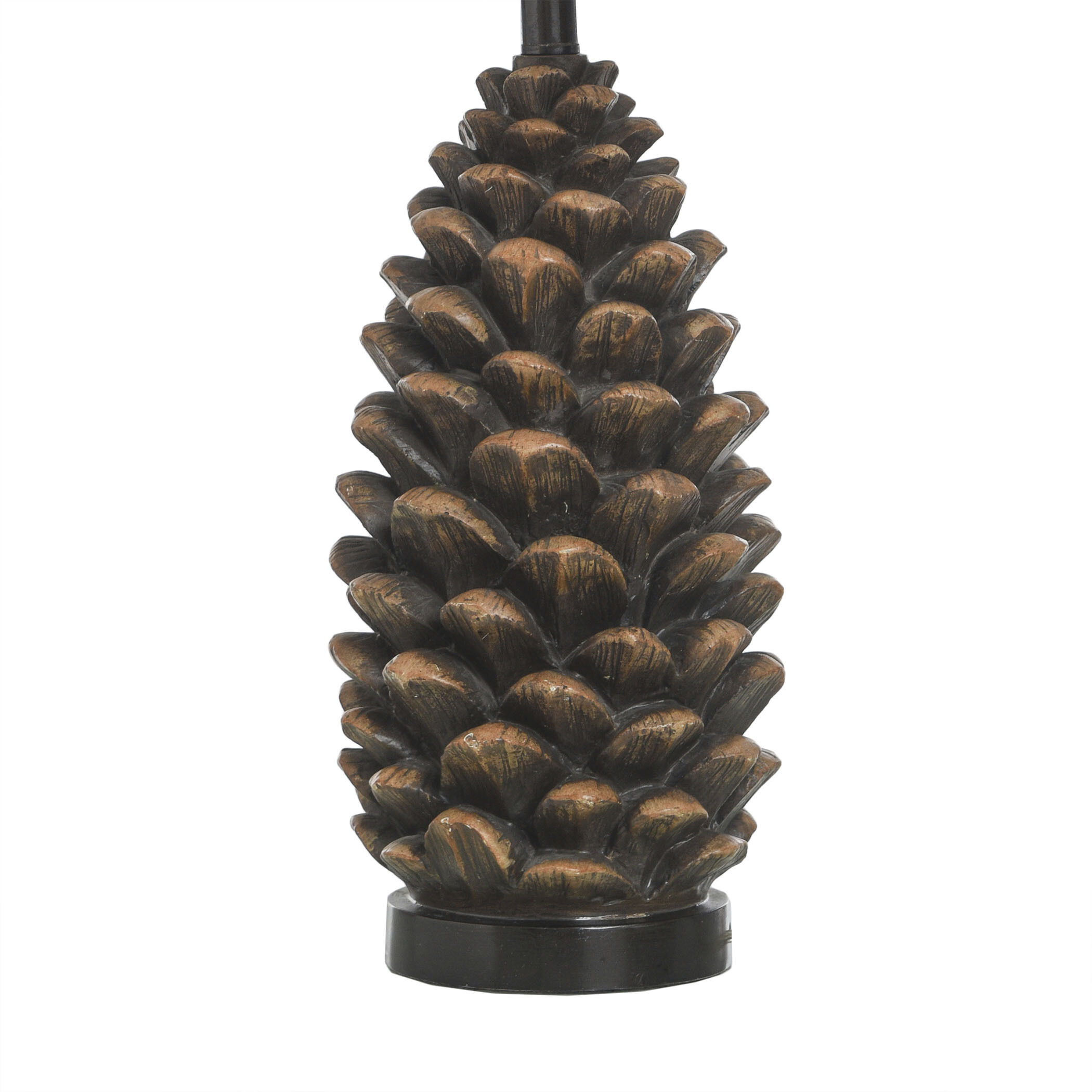 Roanoke 30.75 inch 150 watt Roanoke Brown and Heathered Cream Table Lamp Portable Light