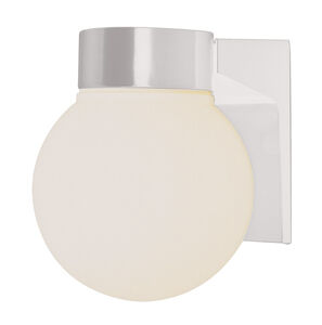 Pershing 1 Light 7 inch White Outdoor Wall Lantern