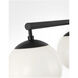 Nube LED 48 inch Midnight Black Linear Chandelier Ceiling Light
