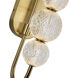 Marni LED 4.75 inch Natural Brass Bath Vanity Light Wall Light