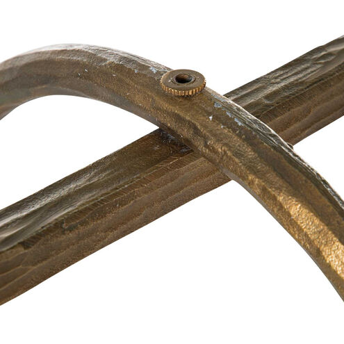 Leo 5 Light 50.75 inch Aged Blonde Brass Chandelier Ceiling Light