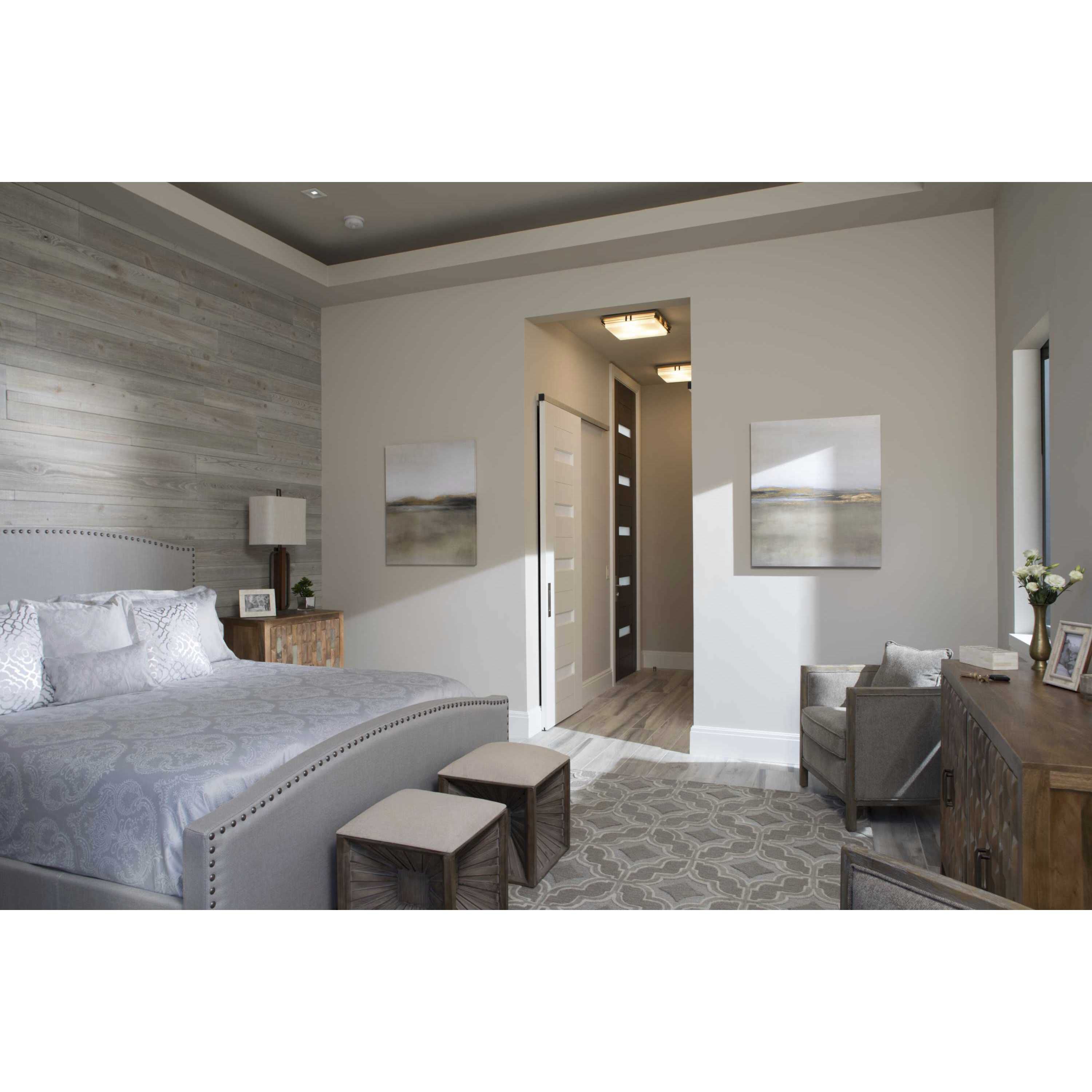 Helm LED LED 14 inch Antique Bronze Flush Mount Ceiling Light, Progress LED