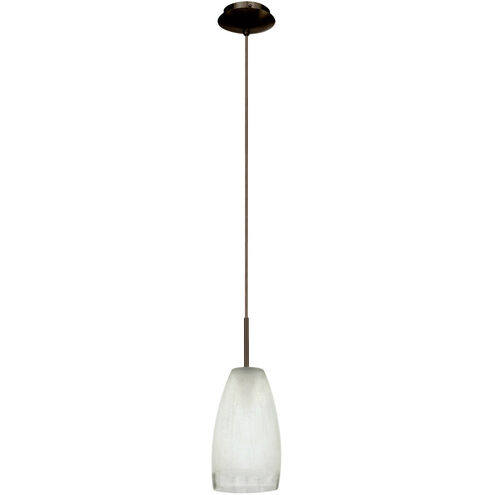 Crash 1 Light 6.88 inch Matte Nickel Pendant Ceiling Light