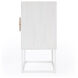 Lennasa 2 drawers Nightstand in White