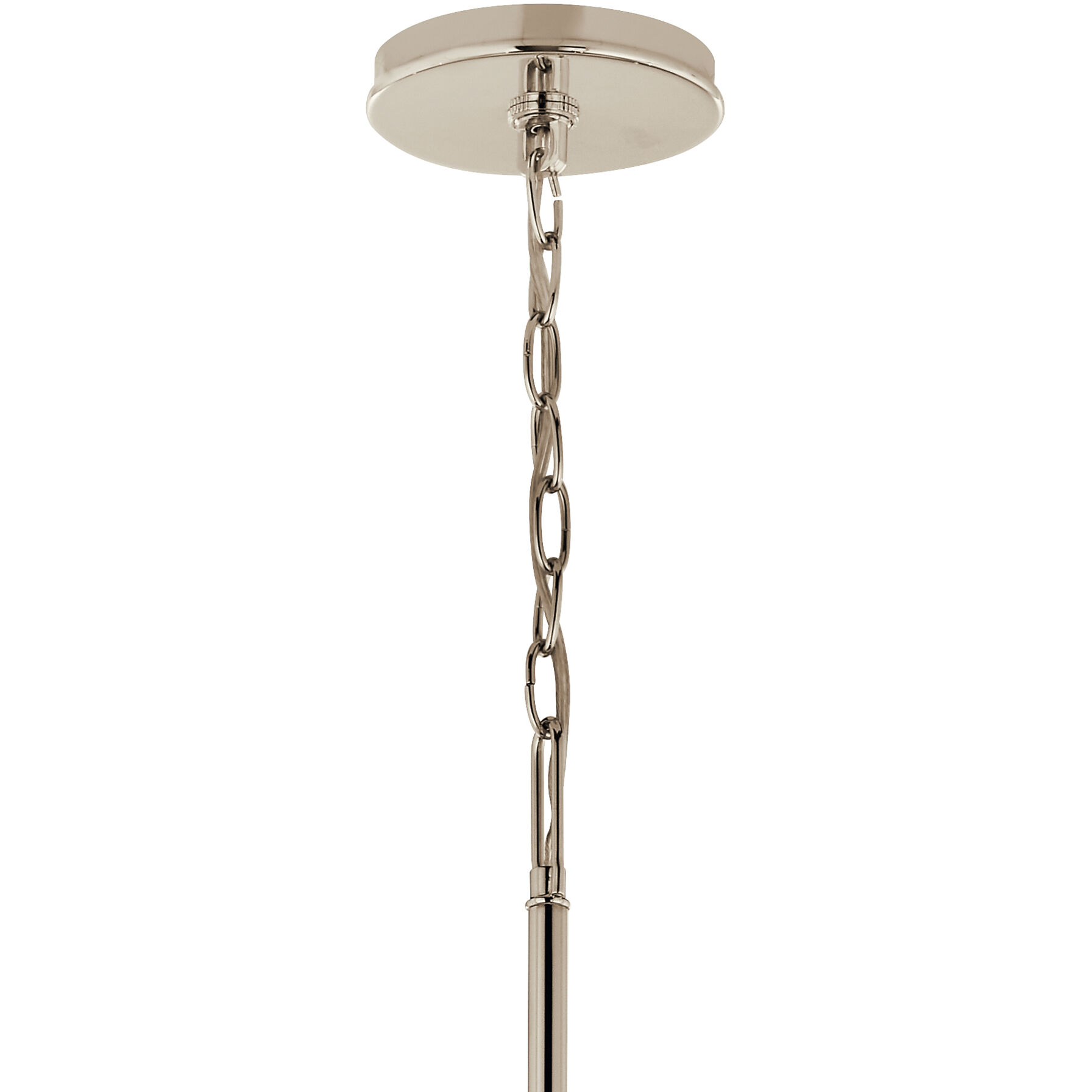 Malene 6 Light Polished Nickel Chandelier Ceiling Light, 1 Tier Medium