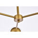 Briggs 3 Light 32 inch Brass Pendant Ceiling Light