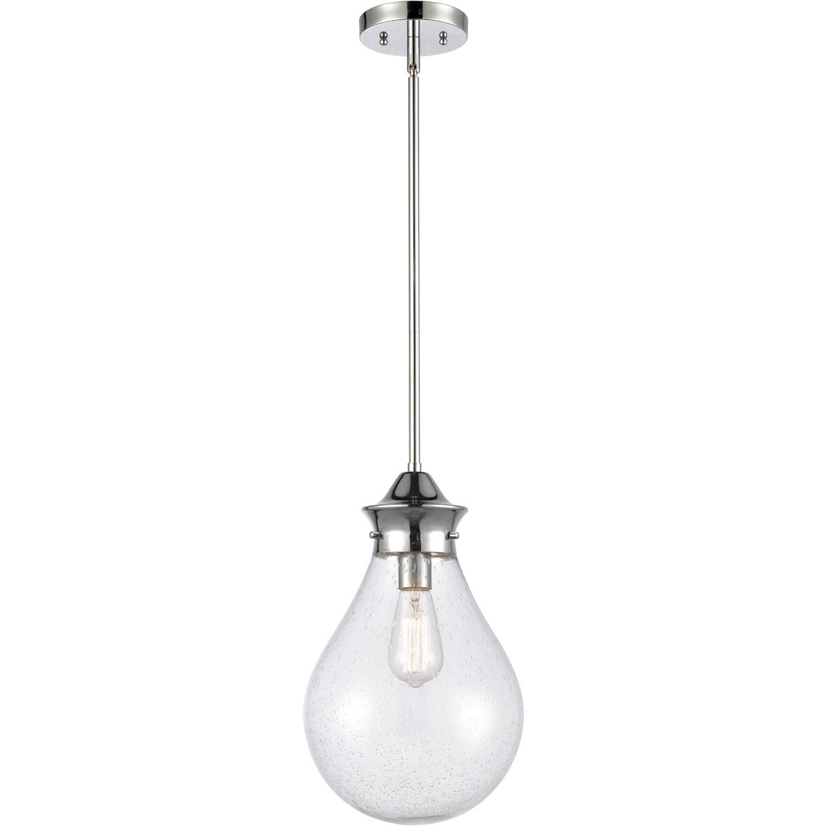 Genesis LED 9.88 inch Polished Chrome Mini Pendant Ceiling Light