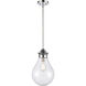 Genesis LED 9.88 inch Polished Chrome Mini Pendant Ceiling Light