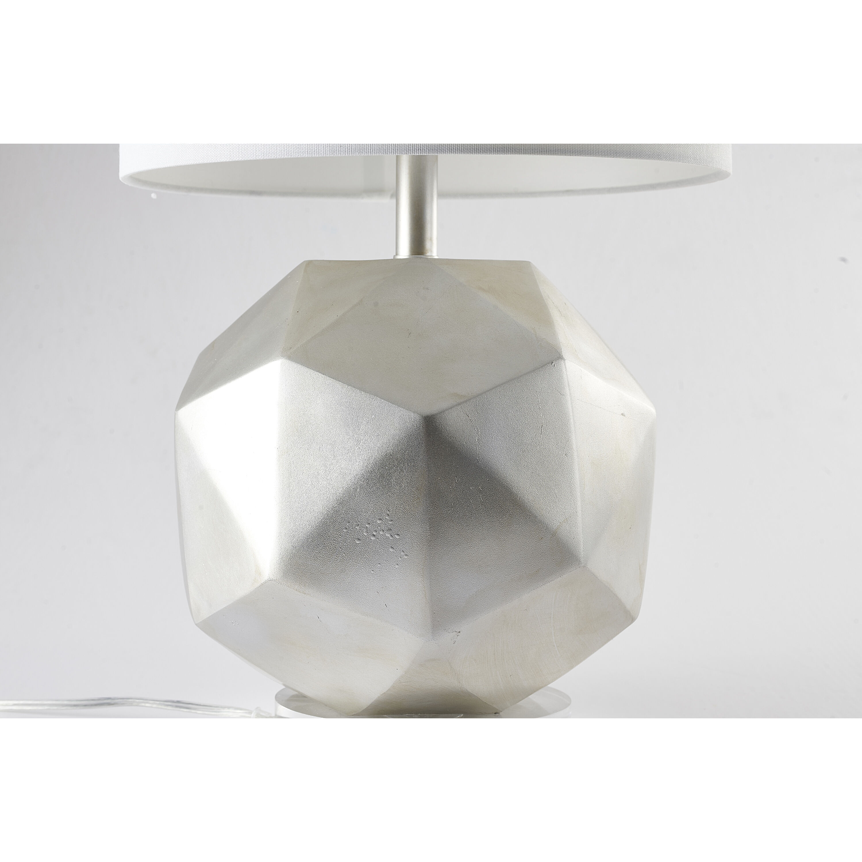 Canada 34 inch 100.00 watt Silver Table Lamp Portable Light