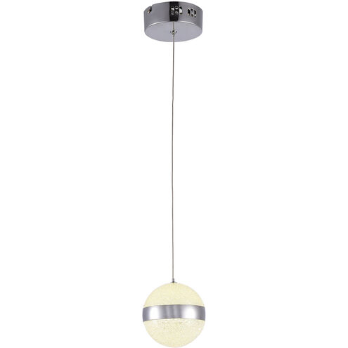 Canada LED 5 inch Chrome LED Single Pendant Lighting Ceiling Light
