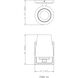 Nextra 1 Light 5 inch Brushed Nickel Wall Sconce Wall Light