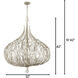 Bask 9 Light 32 inch Gold Dust Pendant Ceiling Light