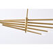 Canada LED 30 inch Gold Chandelier Ceiling Light