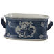 Kelda Blue and White Planter, Set of 2