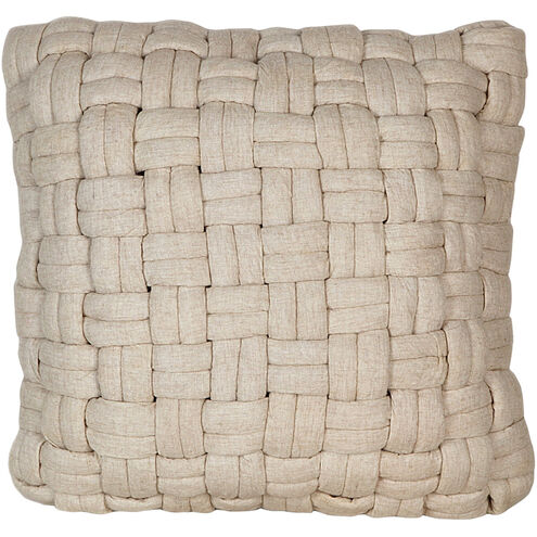 Bronya 24 X 3 inch White Pillow