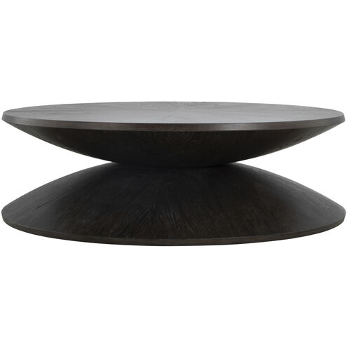Reid 57 X 57 inch Cerused Forest Black Coffee Table