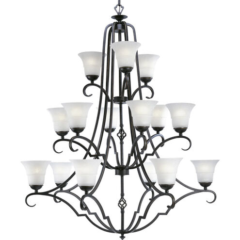 Melbourne 15 Light 43 inch Espresso Chandelier Ceiling Light