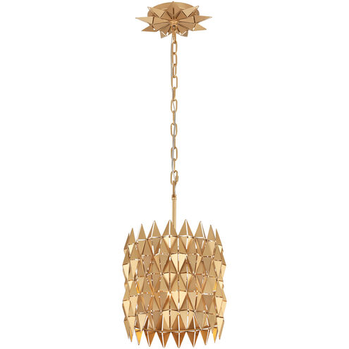 Forever 1 Light 12 inch French Gold Pendant Ceiling Light