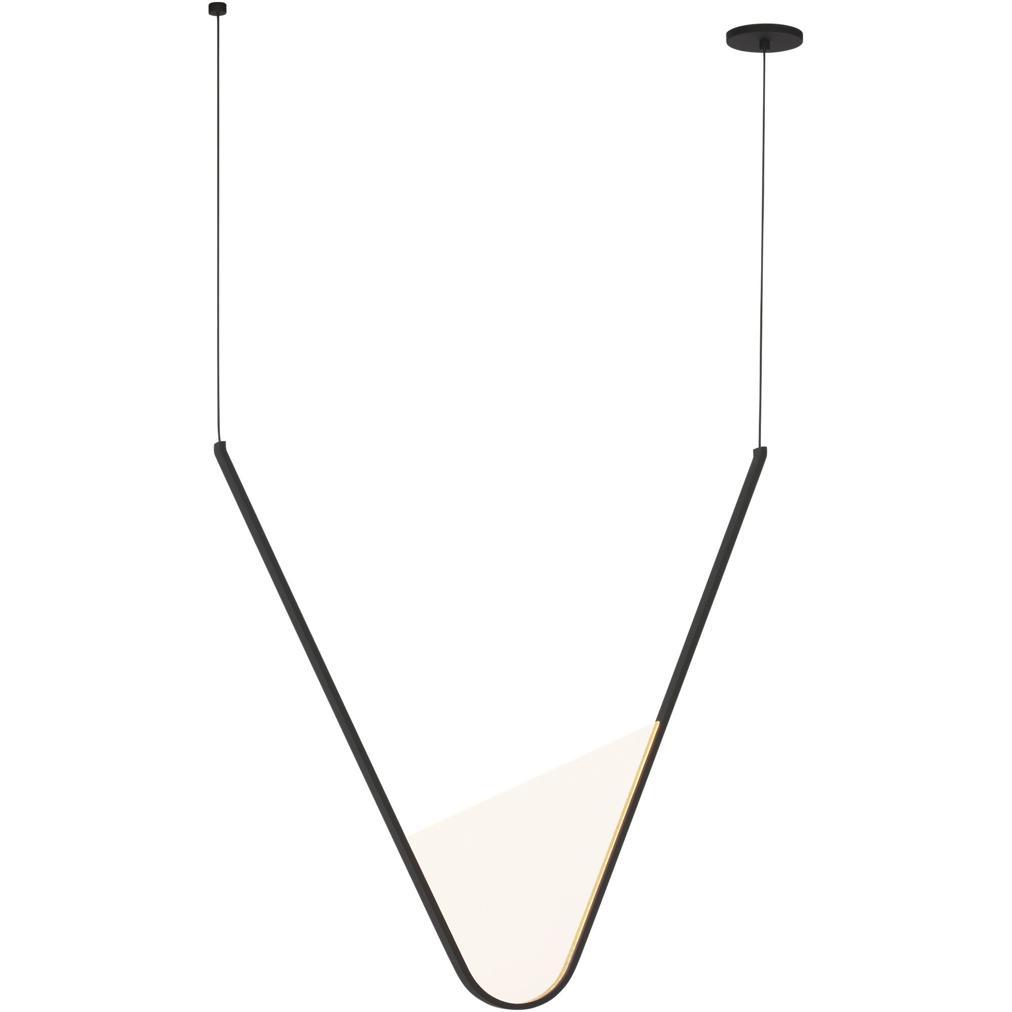 Sean Lavin Mizu LED 1.3 inch Nightshade Black Chandelier Ceiling Light