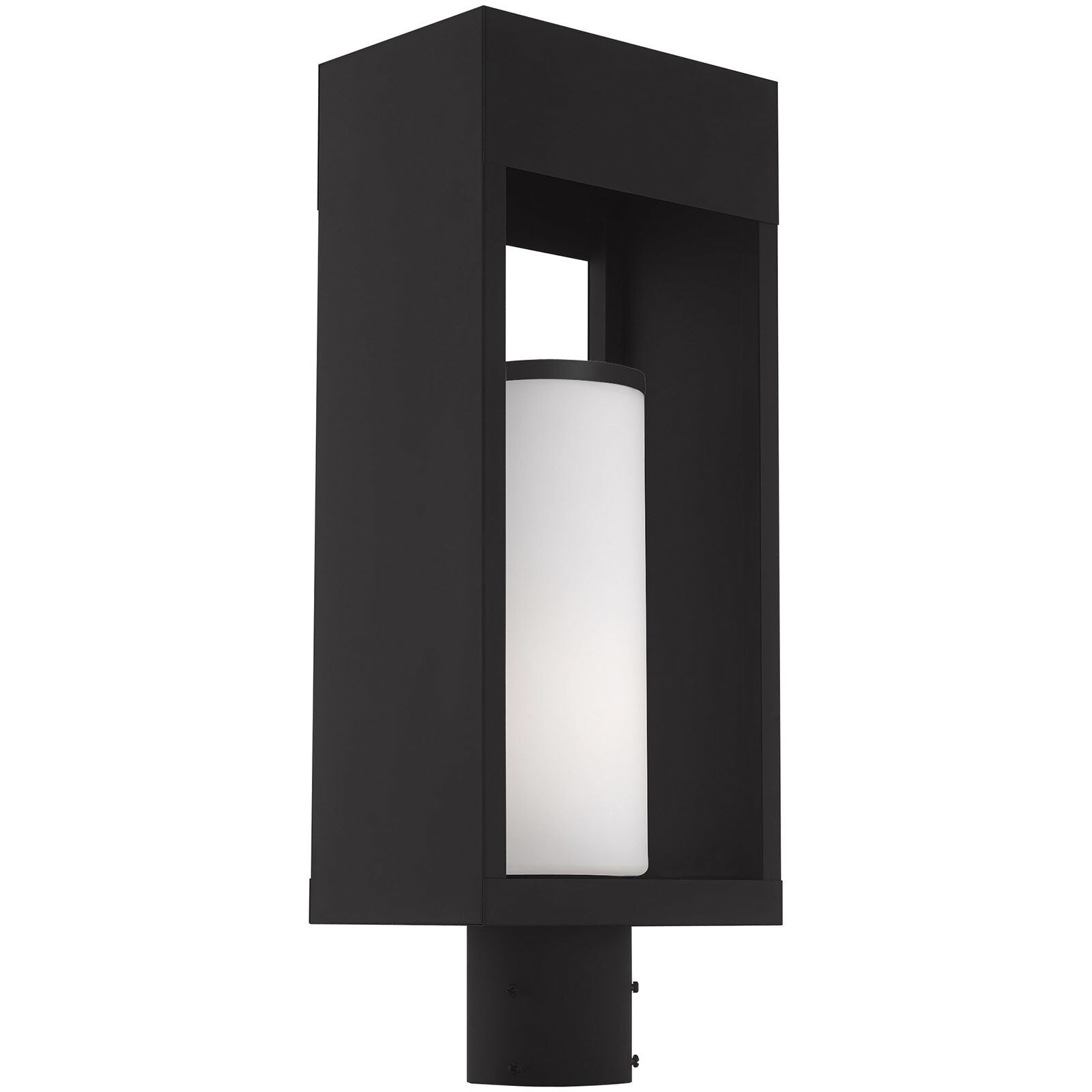 Bleecker 1 Light 20 inch Black Outdoor Post Top Lantern