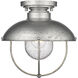 Ansel 1 Light 11 inch Galvanized Outdoor Flush Mount