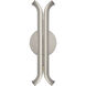 Husk Wall Sconce Wall Light in Polished Nickel