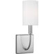 Greenwich 1 Light 5 inch Brushed Nickel Bath Vanity Wall Light