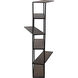 Verso Matte Black Bookcase