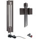 Chamber 12 5.5 watt Bronze Bollard Light in 2700K Warm LED, WAC Landscape
