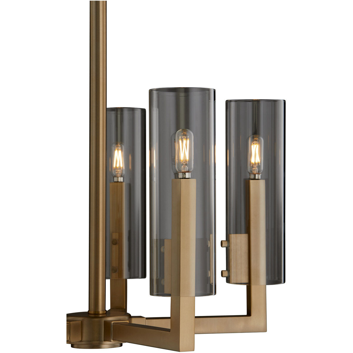 Harbin 5 Light 23 inch Aged Brass Chandelier Ceiling Light