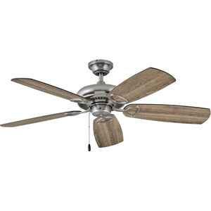 Marquis 52 inch Pewter with Driftwood / Matte Black Blades Ceiling Fan, Regency Series