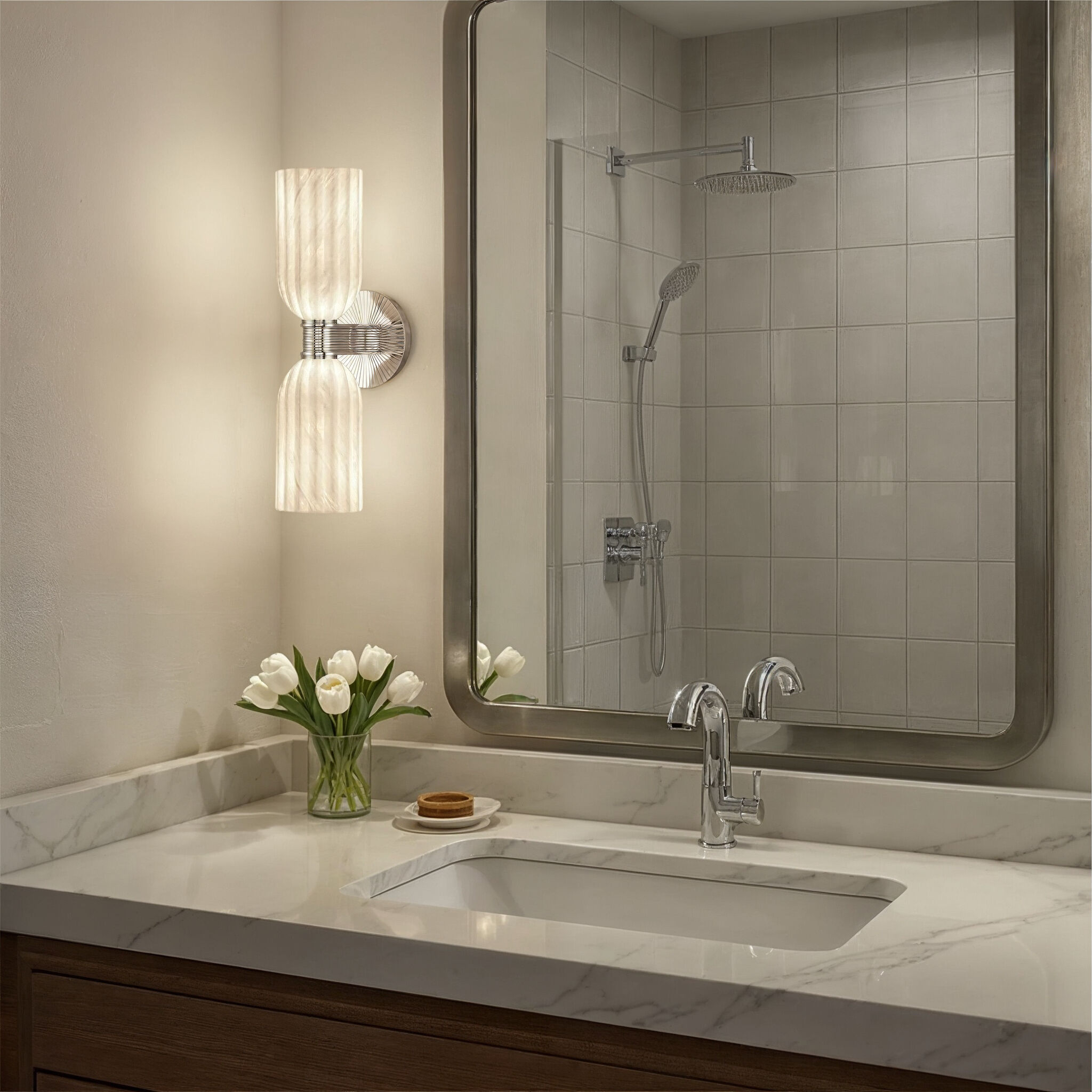 Lotus Bath Wall Light